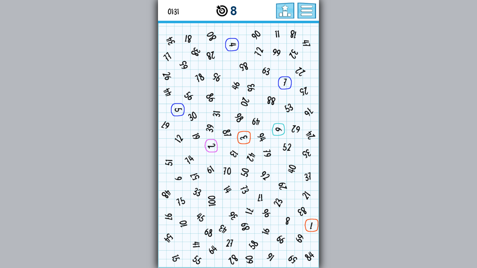 Find The Number screenshot