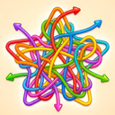 Arrow! Untangle the Yarn Ball