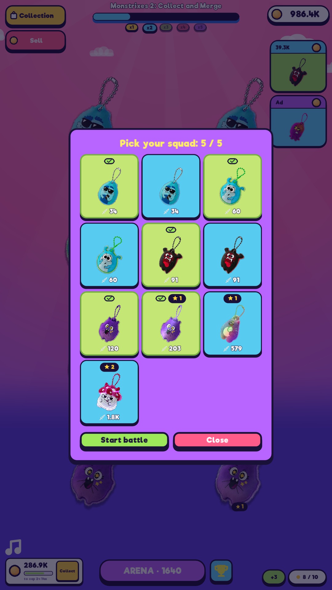 Monstrixes 2: Collect and Merge screenshot 6