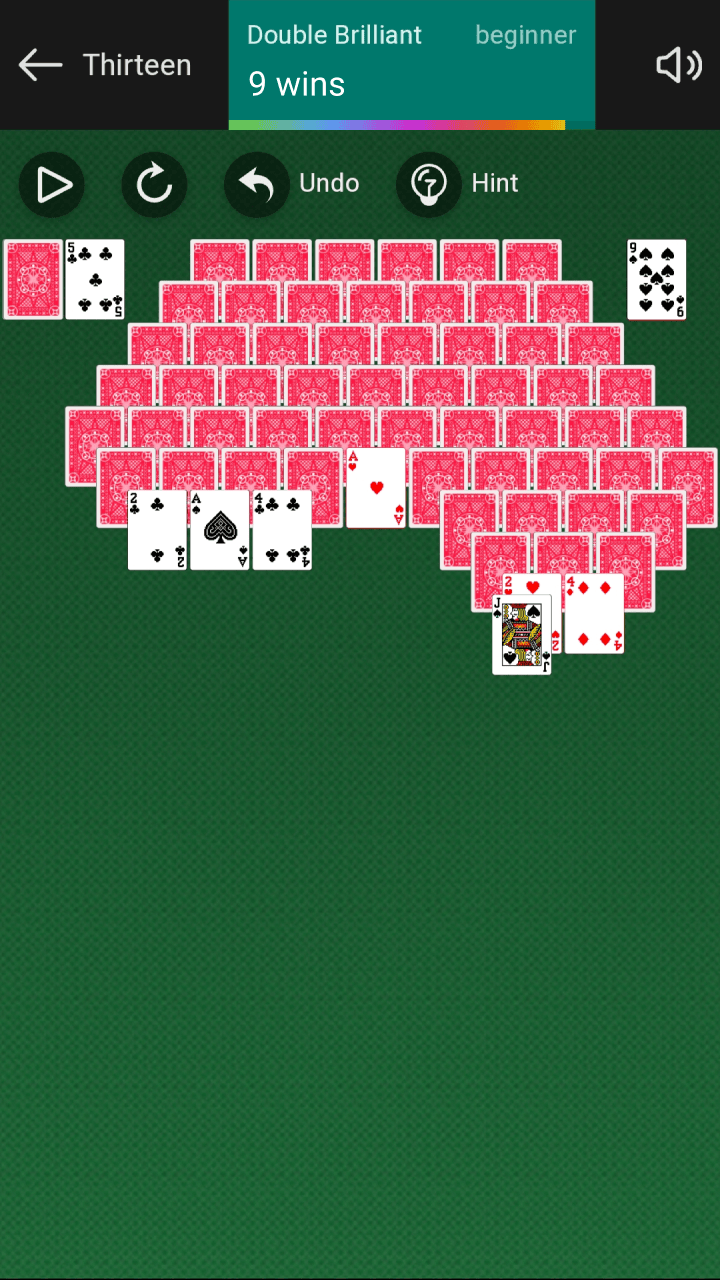 Thirteen Solitaire screenshot 12