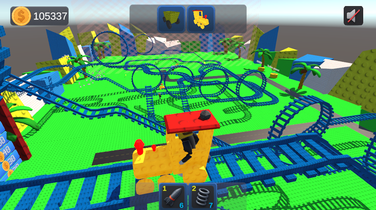 Obby: Build a 3D amusement park! +1 per second screenshot
