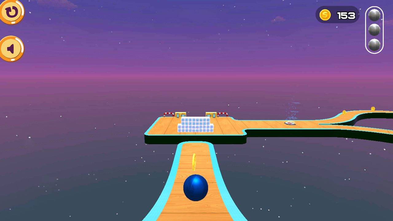 Sky Rolling Ball 3D screenshot