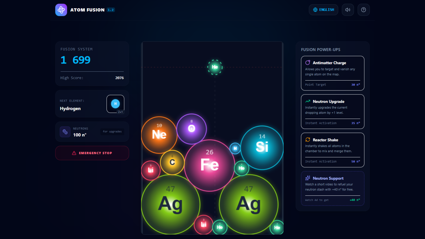 Atom Fusion — screenshot 1