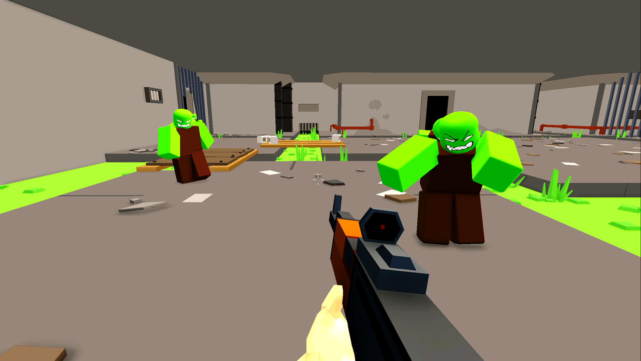 Обби: Выживи 100 волн зомби! — screenshot 2