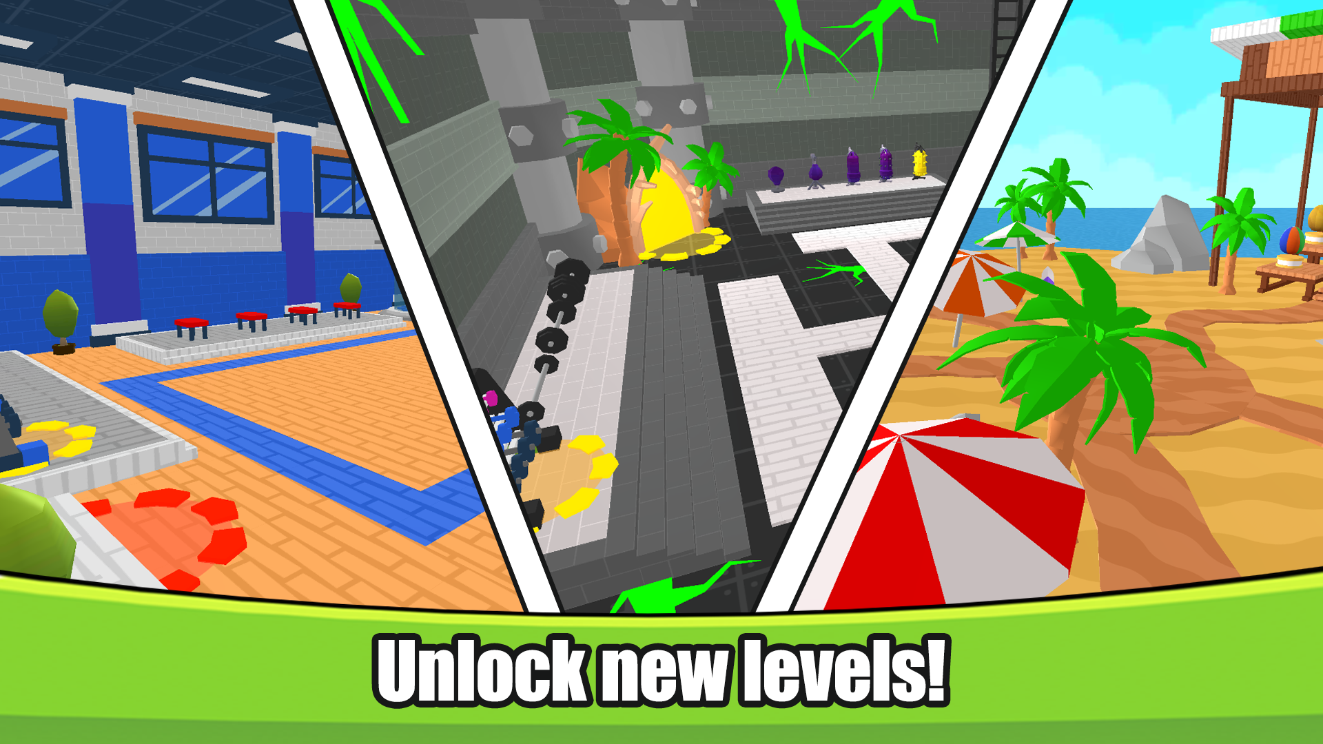 Obby Escape: Gym Arm Wrestling screenshot