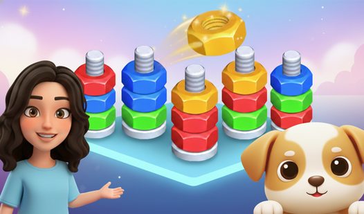 Sorting Nuts and Bolts by Color: Home Repair