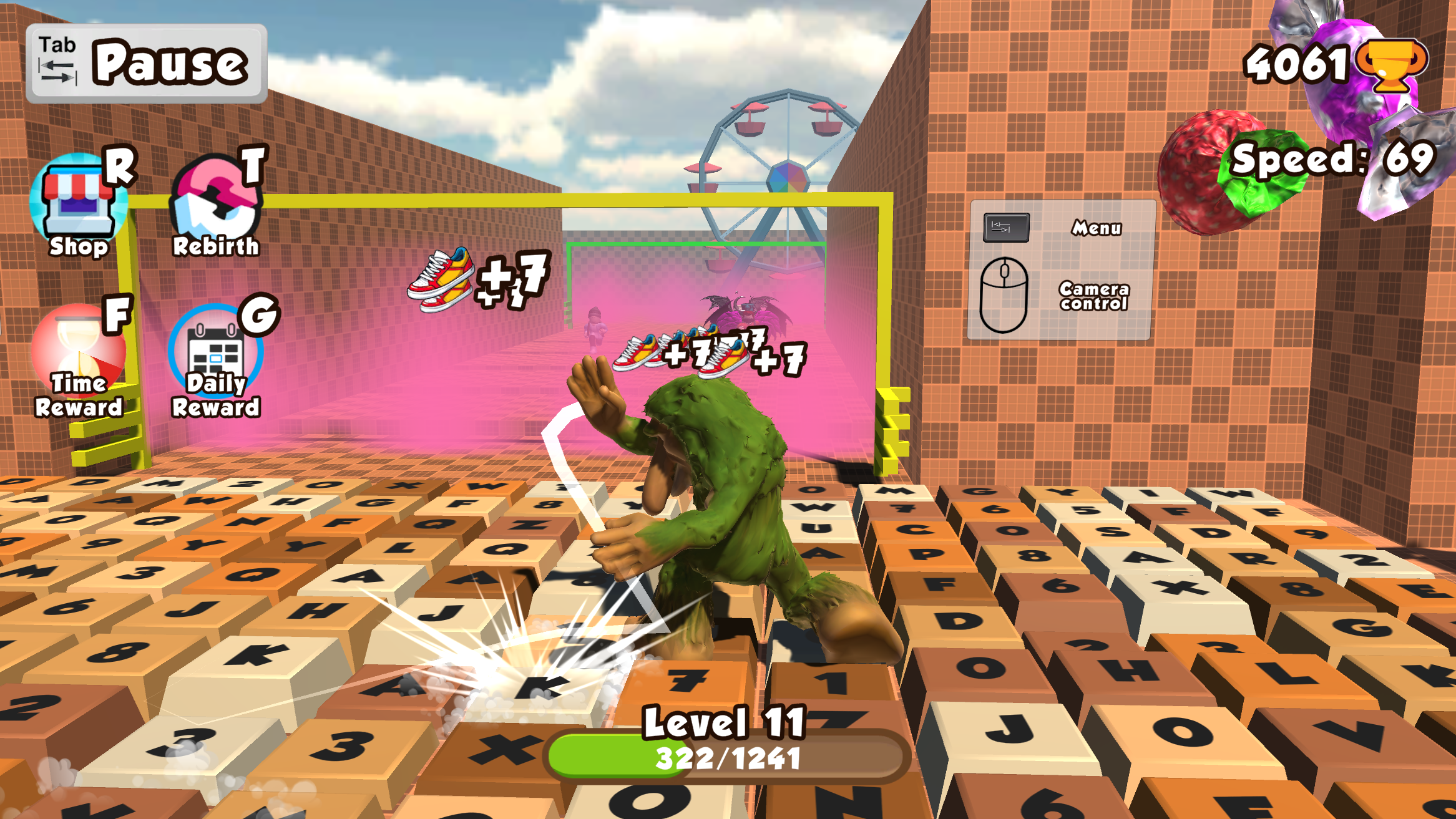 Break the Keyboard Escape: Brainrot Boss Mode Obby — screenshot 16