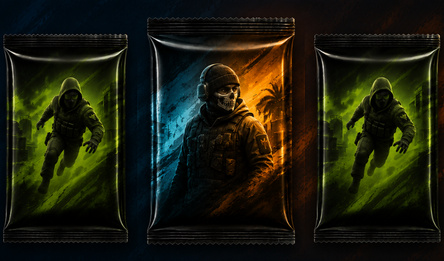 Stand. Card Collection