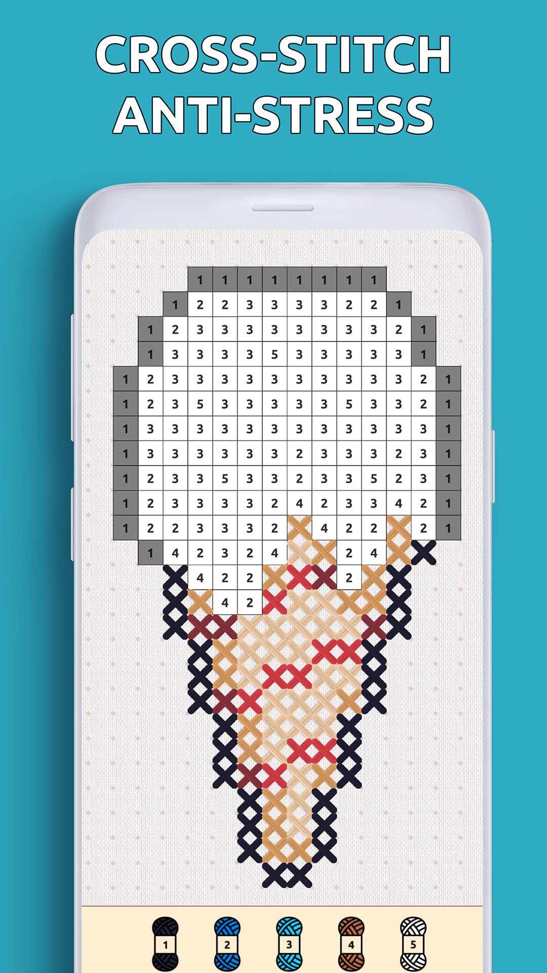 Cross-stitch by numbers screenshot 4