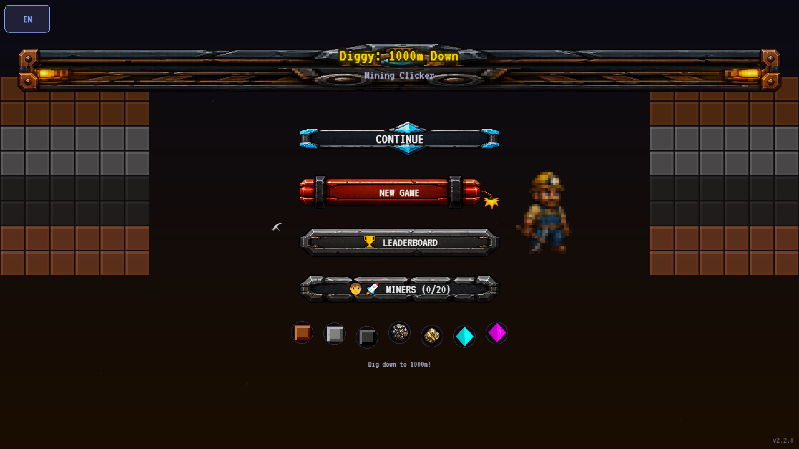 Diggy: 1000m Down — screenshot 1