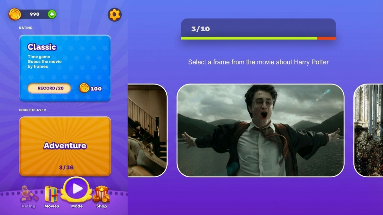 Guess the movie - Trivia Quiz screenshot