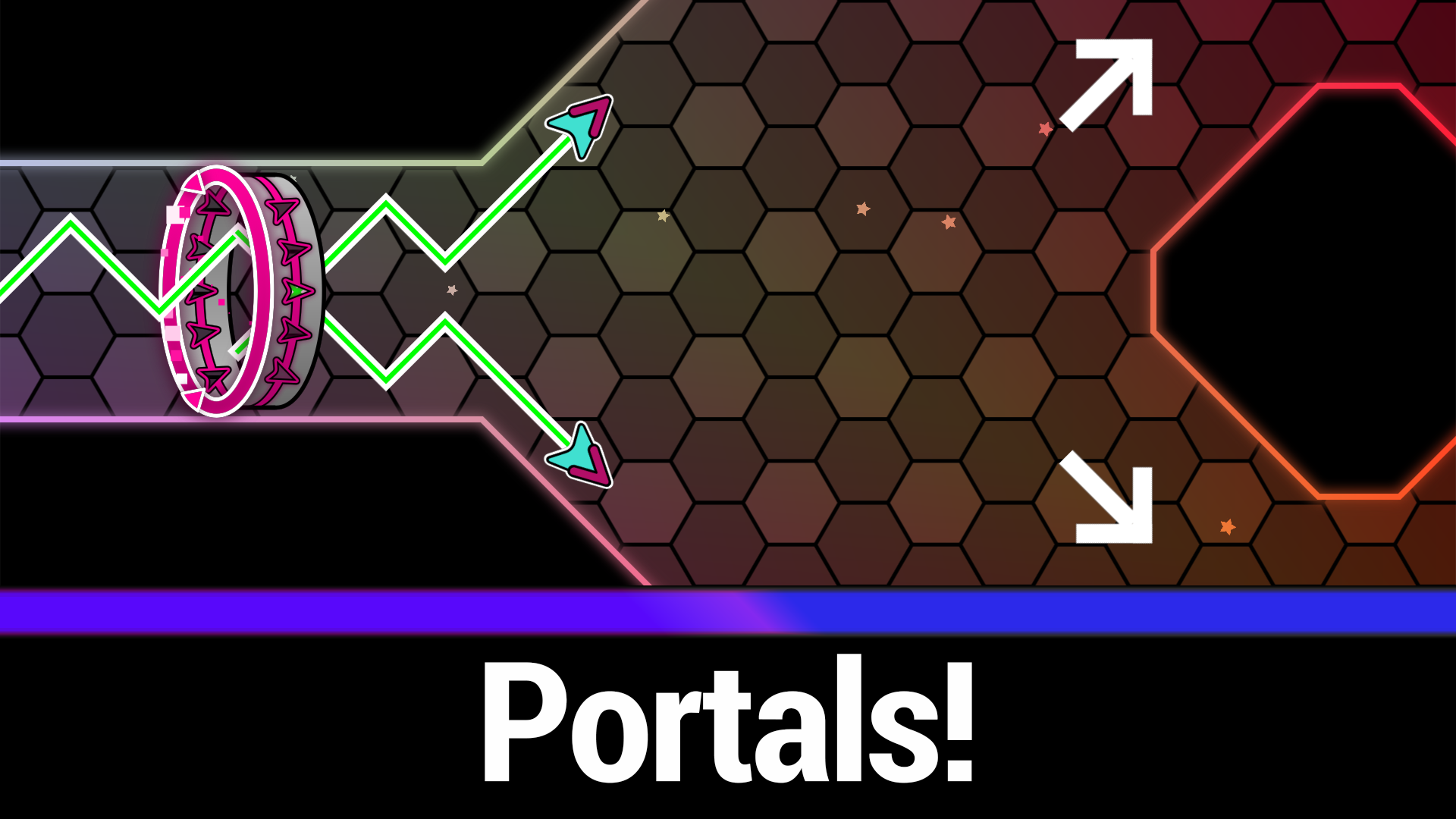 Geometry Wave: Neon Challenge — screenshot 2