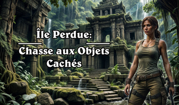 Île Perdue: Chasse aux Objets Cachés