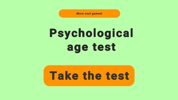 Psychological age test