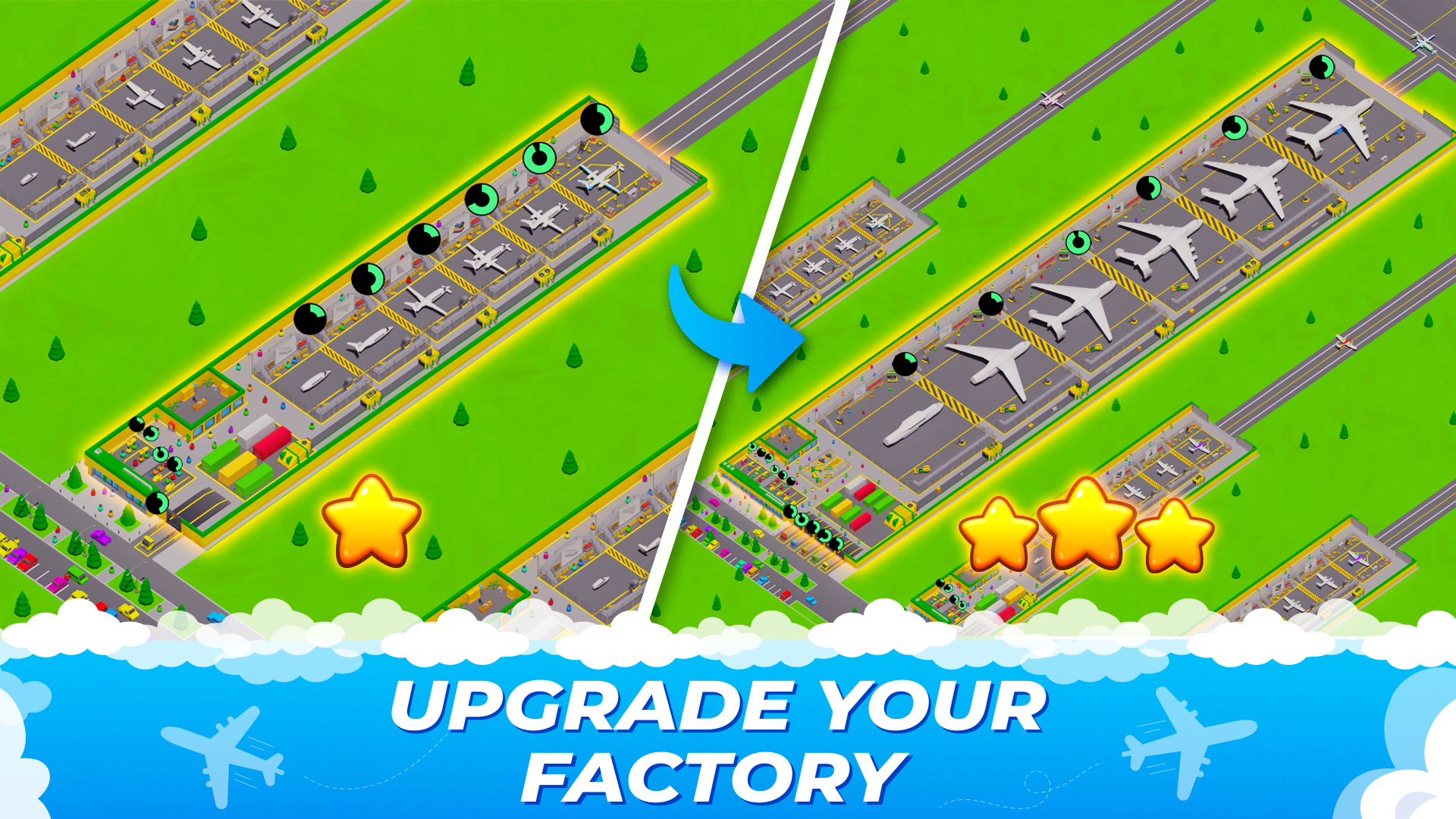 Idle Airplane Factory Tycoon screenshot