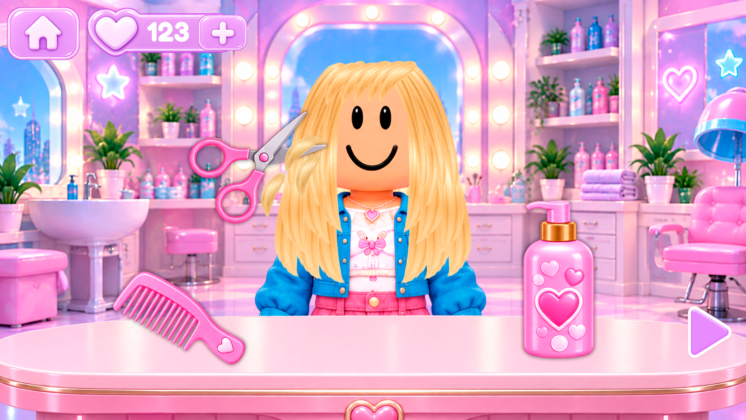 Avatar Skins: Hair Salon screenshot 1