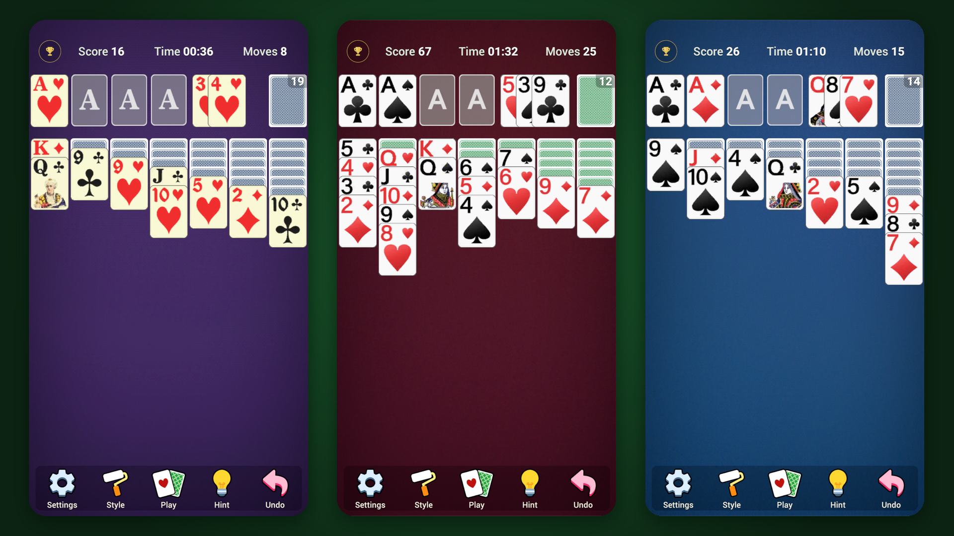 Solitaire Klondike - Classic Cards screenshot 2