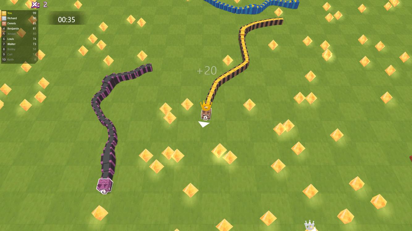 Merge Snake War screenshot