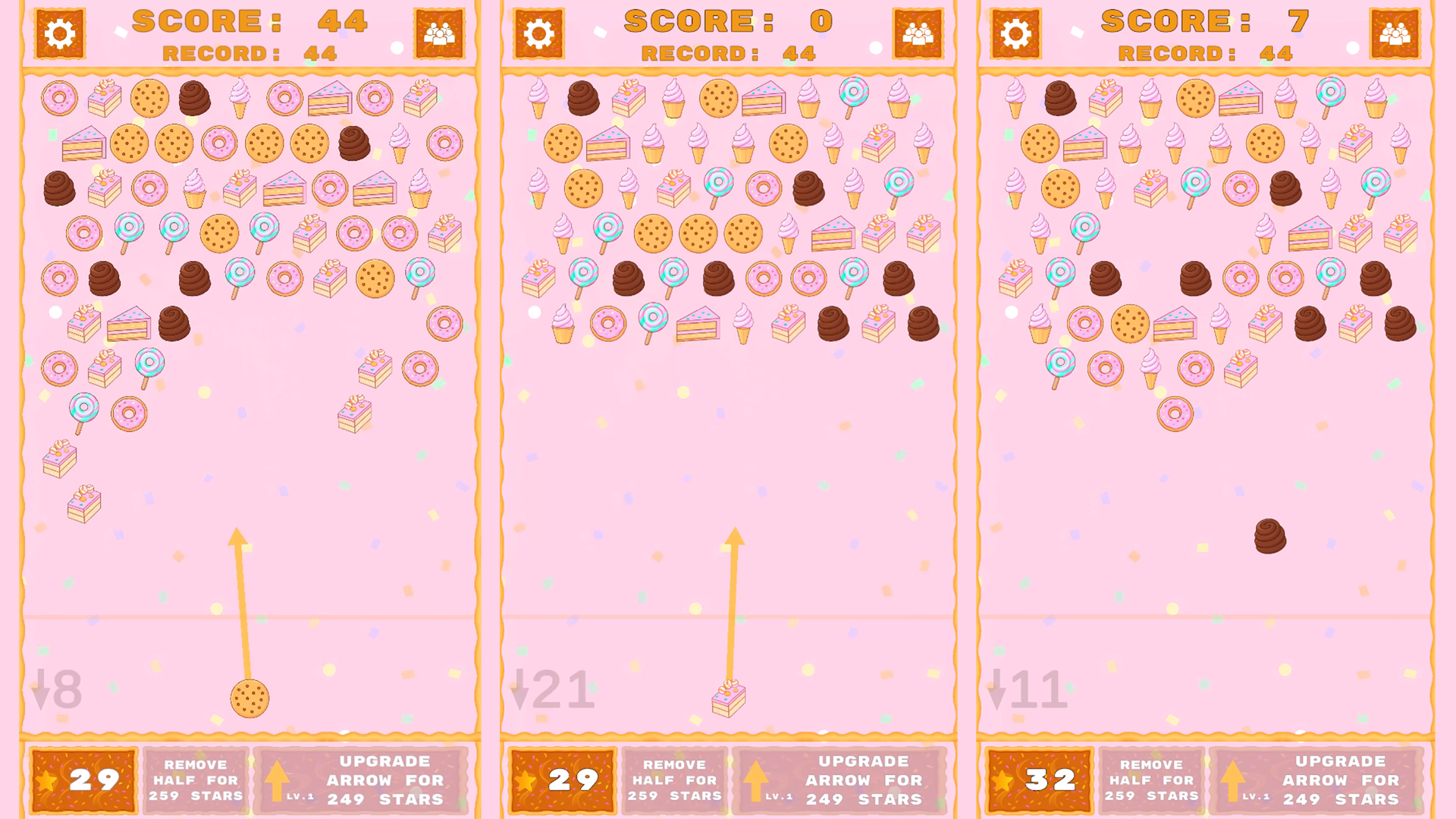 Shoot and Combine 3 Sweets into Chains! — screenshot 1