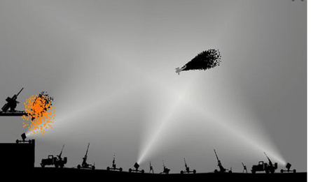 Атака с воздуха. Защити базу