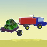 A truck is carrying watermelons