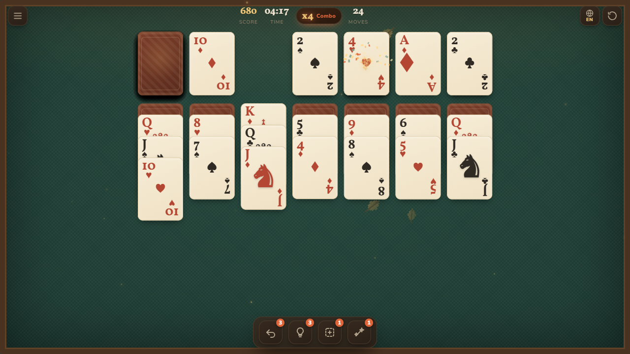 Warm Solitaire: Klondike — screenshot 2