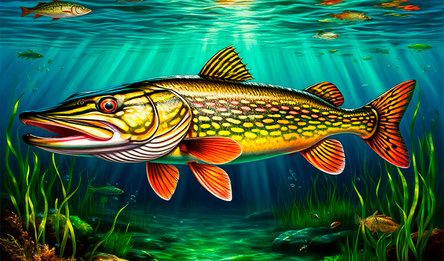 Connect the fish - Reach the Pike