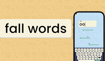 Fall words
