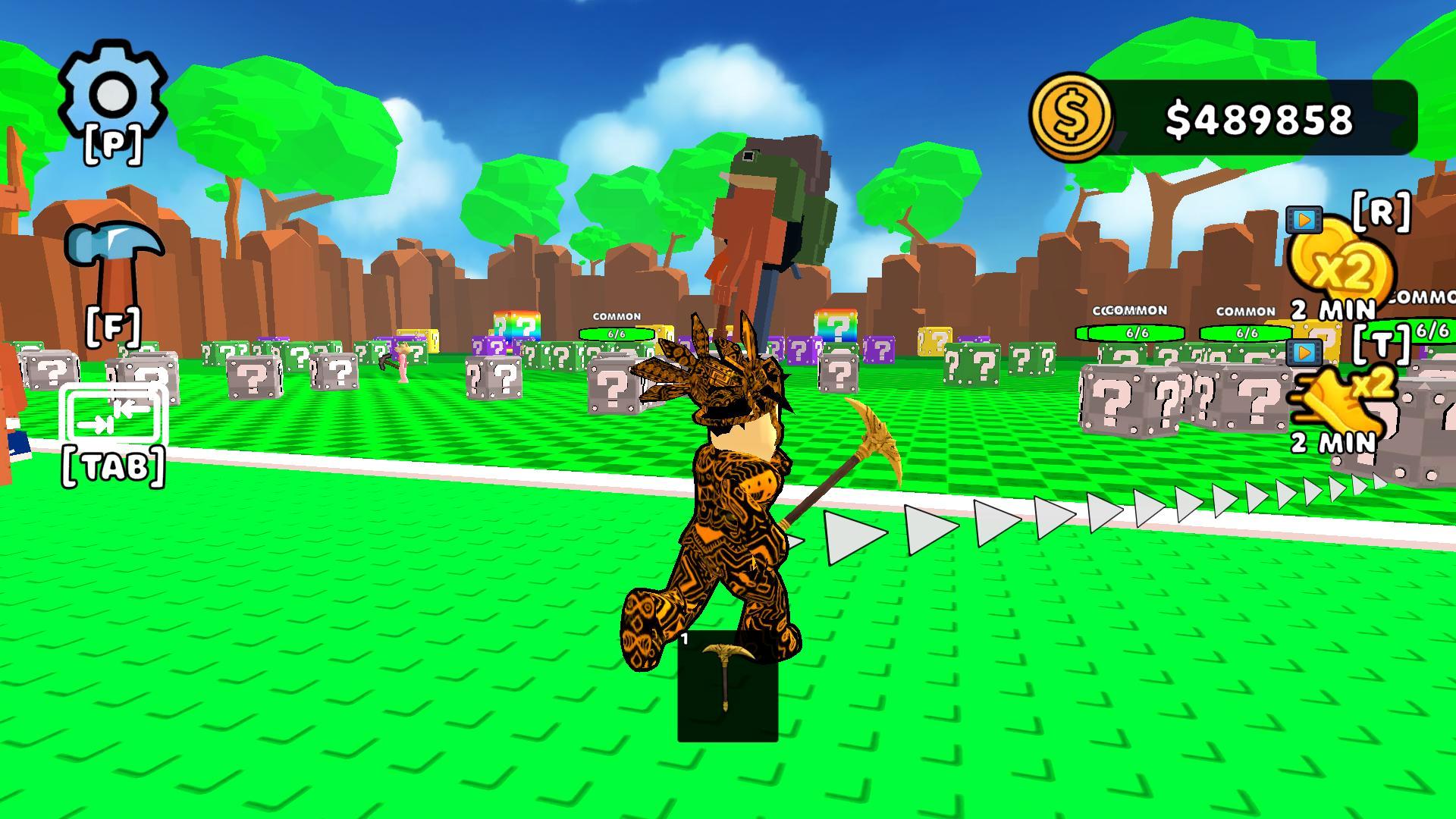 Break Brainrot Lucky Blocks! Obby Tycoon 3D screenshot