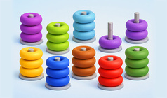 Color Hoop Sort