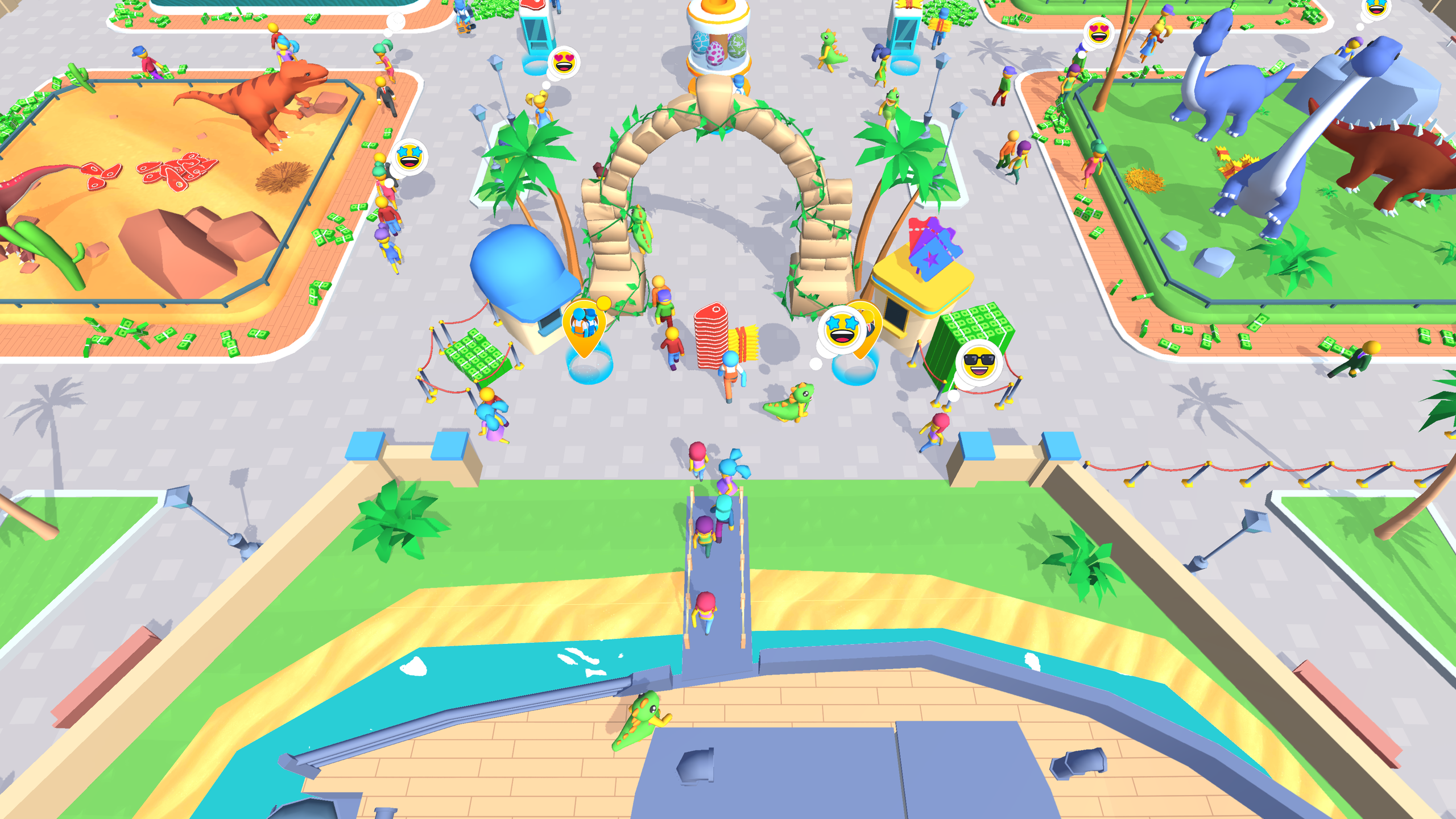Jurassic Park: Dino Island and Farm Idle Tycoon 3D screenshot