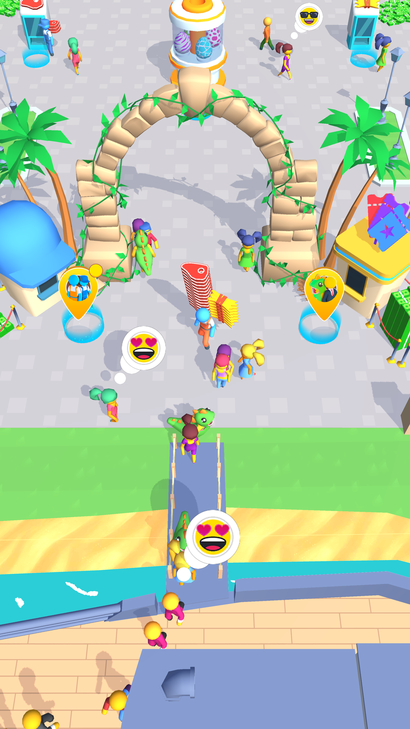 Jurassic Park: Dino Island and Farm Idle Tycoon 3D screenshot 11