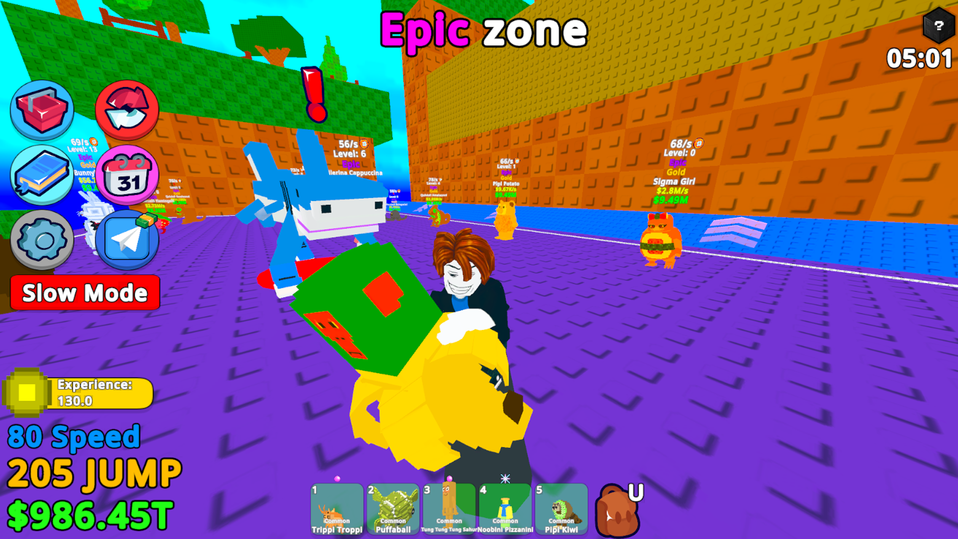 Obby: Skateboard tricks for Brainrots! — screenshot 1