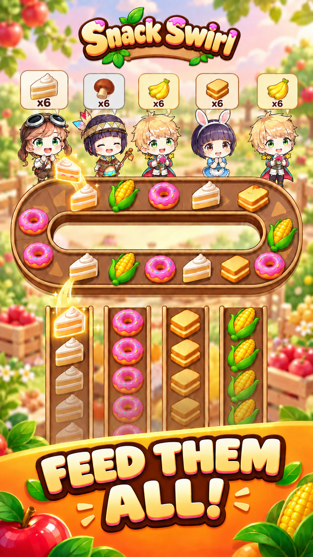 Snack Swirl: Food Sort screenshot 4
