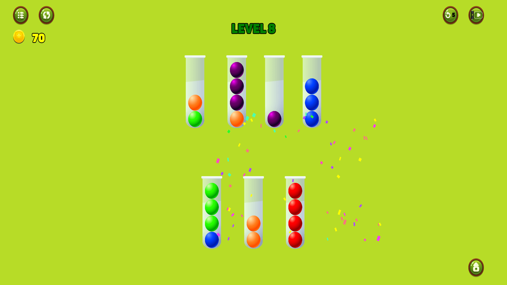 Ball Sort Puzzle (by GamesJS) screenshot