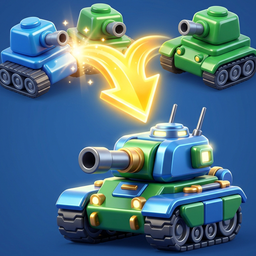 Tanks Evolution: Merge Clicker