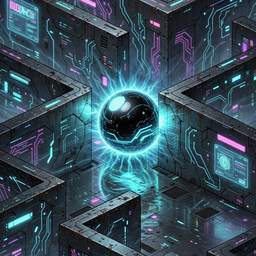 Точка в лабиринте