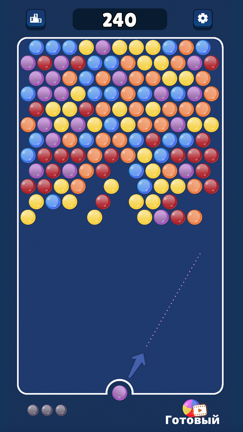 Bubble Shooter Vintage — скриншот 1