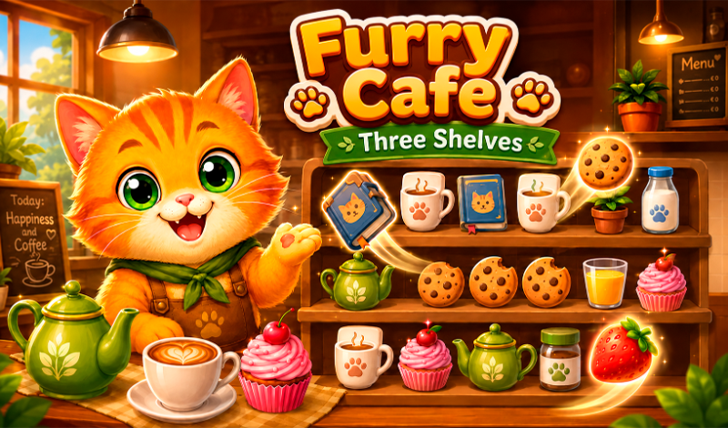 Furry Cafe: Three Shelves game cover