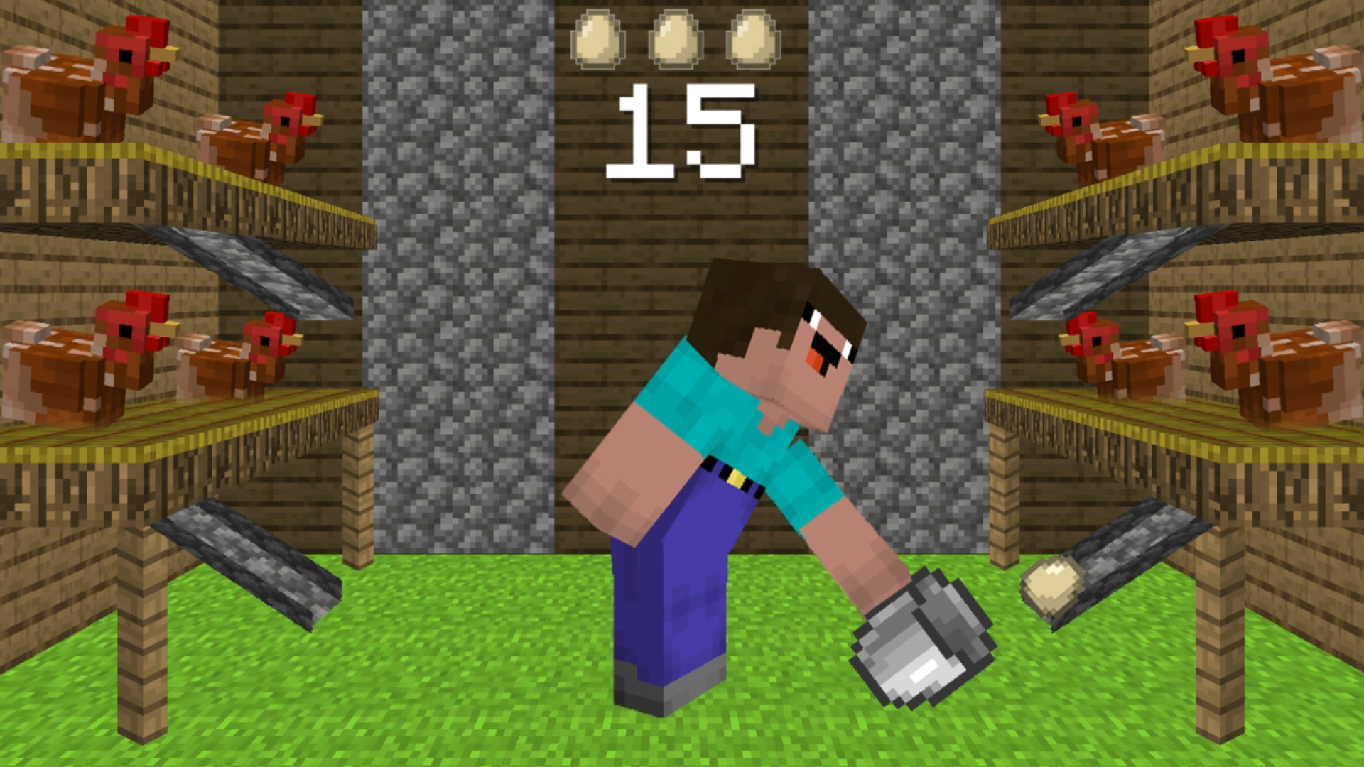 Нубик, Лови Яйца! — screenshot 1