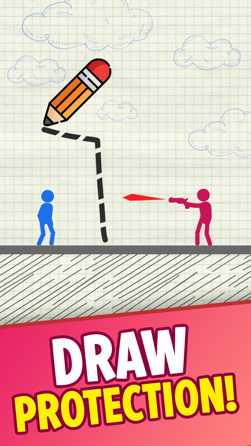 Drawn Little Men Battle screenshot 5