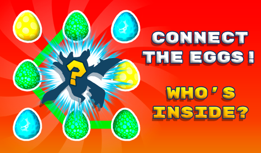 Connect the eggs! Who's inside?