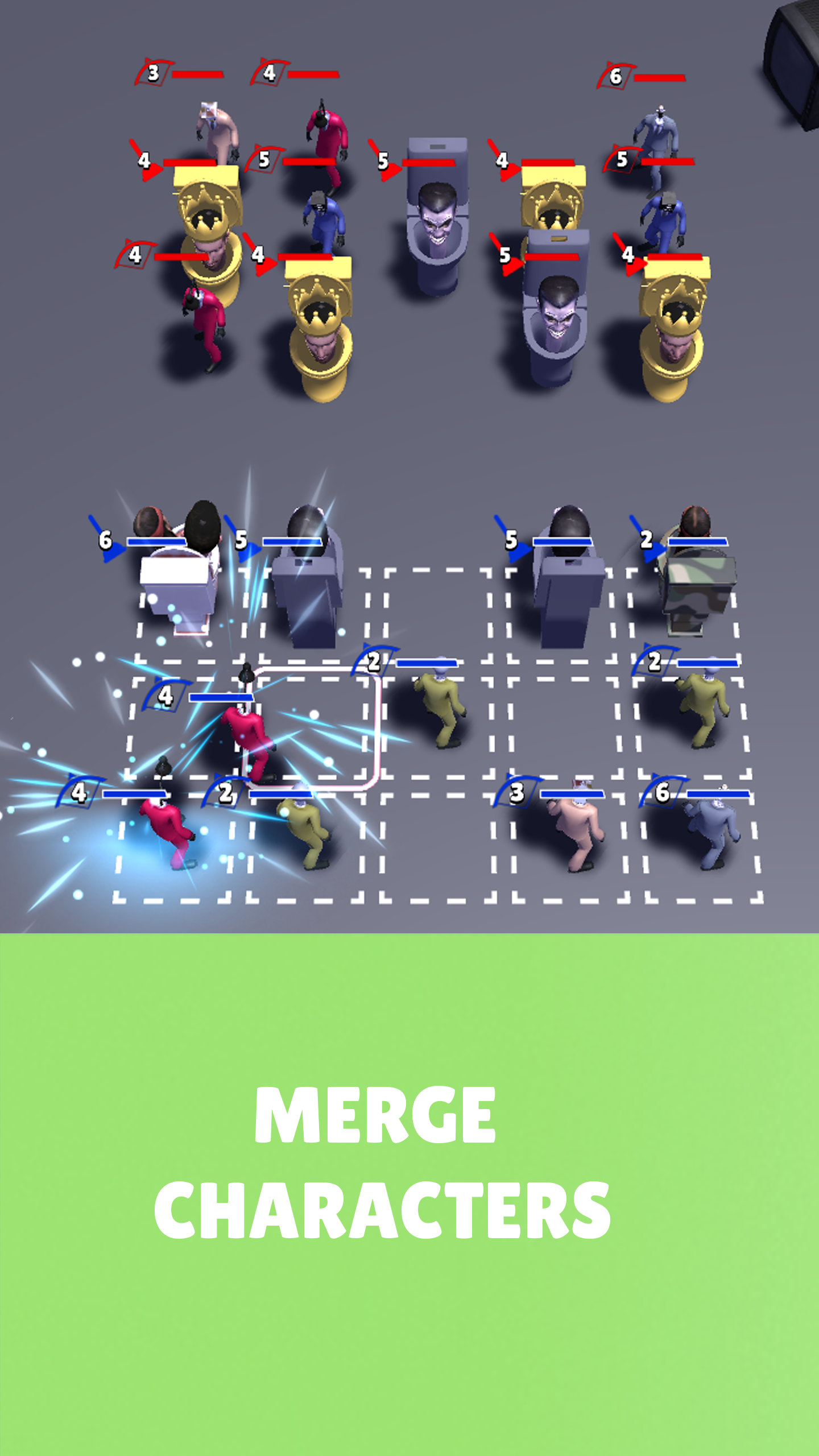 Skibidi Merge: Toilet Battle screenshot 5