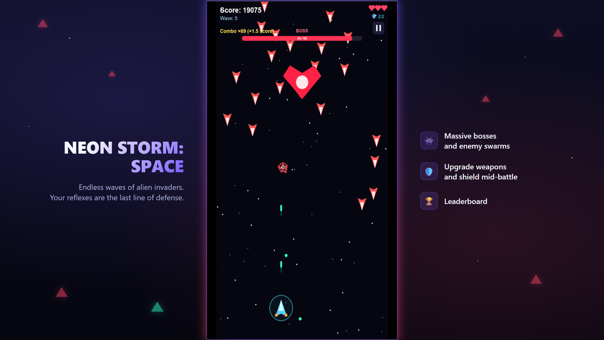 Neon Storm: Space — screenshot 2