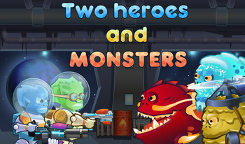 Two Heroes And Monsters