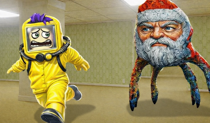 Escape from Gugu Gaga in Backrooms game cover