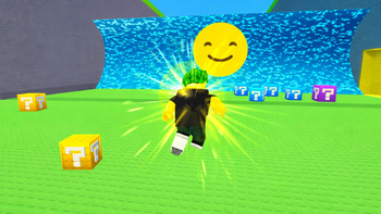 Escape Waves for Lucky Blocks
