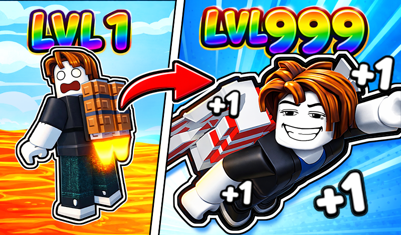 Obby: Jetpack escape! +1 speed game cover