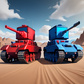 Oyun Blue vs Red: Tanks