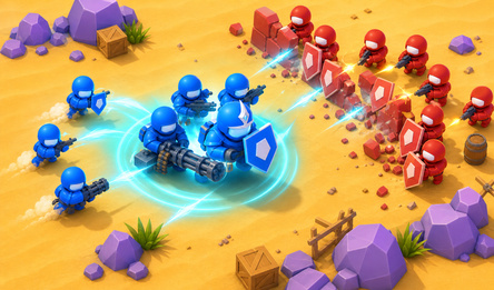 Squad Assembler: Red vs Blue